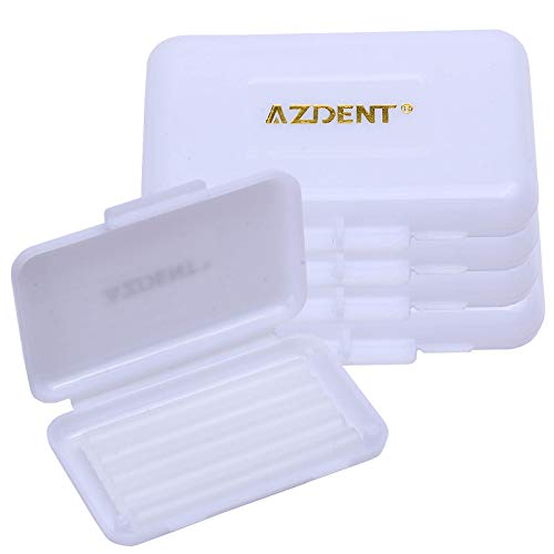 AZDENT®Orthodontic Relief Wax Braces Protector Primary Taste Dental Wax Strips for Braces Wearer-(10 Boxes Included)
