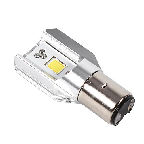 BA20D Blanca LED Faro Lámpara Lejos Y Cerca De La Señal De Luz Bombilla LED Para La Motocicleta Universal, Moto, Vespa, barco, RV, automóvil, Iluminación del paisaje, etc.