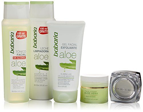 Babaria Aloe Vera Cuidado Facial Lote 4 Pz 1 Unidad 500 g