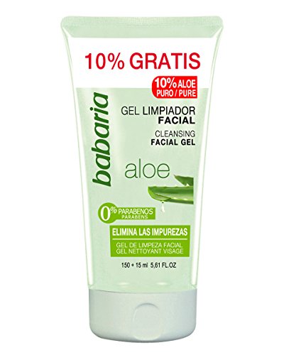 Babaria Aloe Vera - Gel limpiador facial, 150 ml