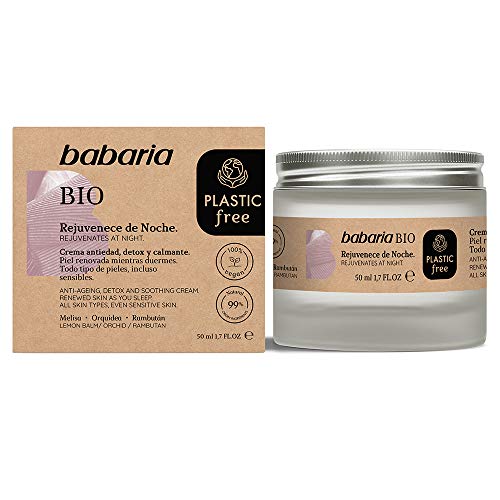 Babaria Bio Plastic Free Crema Facial Rejuvenecedora Noche 50 ml