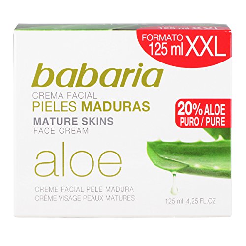 Babaria Crema Facial Pieles Maduras Aloe Vera 20% XXL - 125 ml