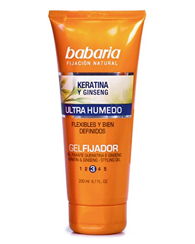 Babaria - Fijación natural - Gel fijador ultra húmedo - 200 ml