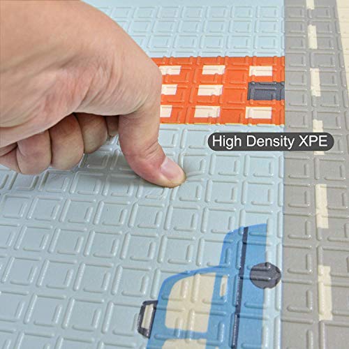 Babify Alfombra de Juegos Reversible XL/Colchoneta Infantil Plegable. Plegable, Antideslizante, extragrande, reversible, impermeable, portátil, de doble cara. (180x200x1cm)
