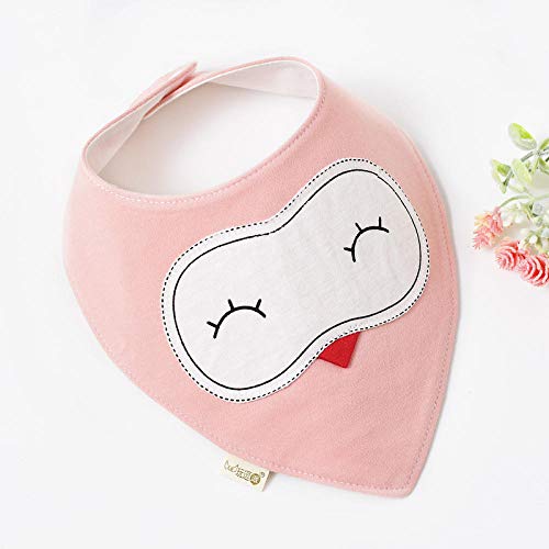 Baby Bandana Bibs Extra Soft Natural Cotton Baby Drool Bib for Drooling and Teething Super Absorbent Baby Shower Gifts-pink_duck
