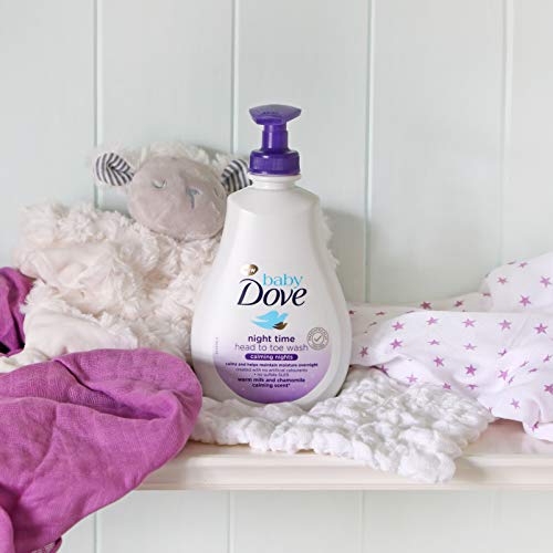 Baby Dove Gel de Ducha para Bebés Noches Tranquilas - Pack de 6 x 400 ml (Total: 2400 ml)