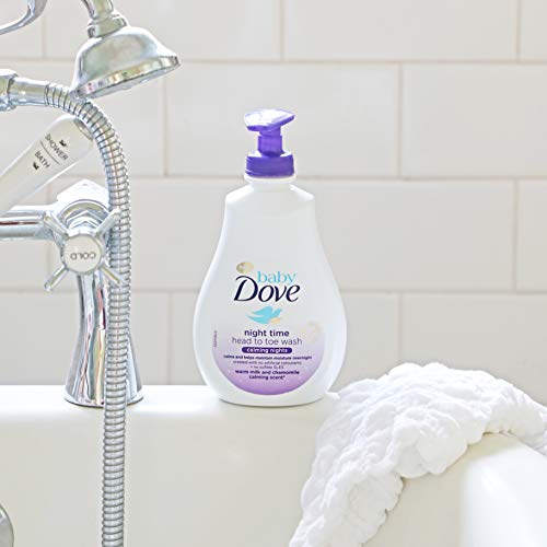 Baby Dove Gel de Ducha para Bebés Noches Tranquilas - Pack de 6 x 400 ml (Total: 2400 ml)