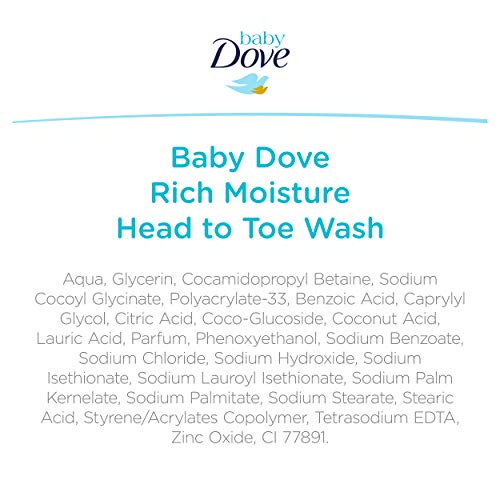 Baby Dove, juego hidratante ligero hidratante sensible, toallitas para bebés, baños y mamás, suave, suave y amable a la piel, vitalización diaria para el cuidado y la piel sana
