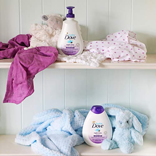 Baby Dove Loción para bebés Noches Tranquilas - Pack de 6 x 400 ml (Total: 2400 ml)