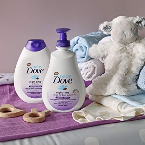Baby Dove Loción para bebés Noches Tranquilas - Pack de 6 x 400 ml (Total: 2400 ml)