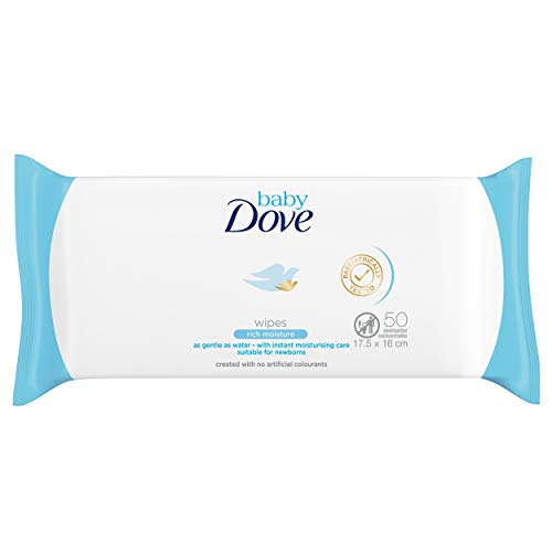 Baby Dove Toallitas húmedas hidratación profunda - Pack de 12 x 50 (Total: 600 toallitas)