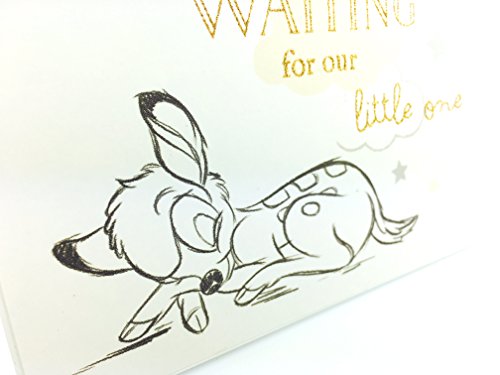 Baby Scan Photo Frame Disney Bambi Waiting For The Little One Gift Boxed by ukgiftstoreonline