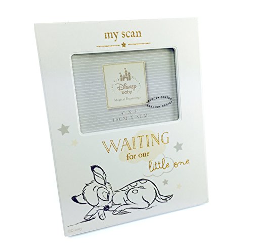 Baby Scan Photo Frame Disney Bambi Waiting For The Little One Gift Boxed by ukgiftstoreonline
