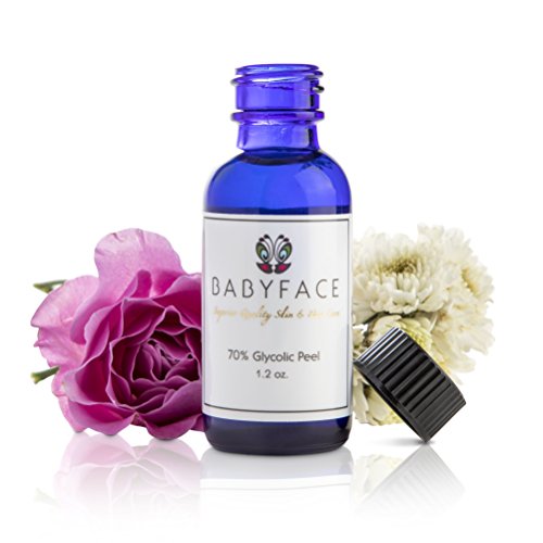 Babyface Peeling Químico Profesional con Ácido Glicólico Concentrado al 70% - Exfoliante Capilar y Facial AHA Estimula el Colágeno Elimina Cicatrices del Acné y Manchas Reduce Arrugas y Líneas Finas