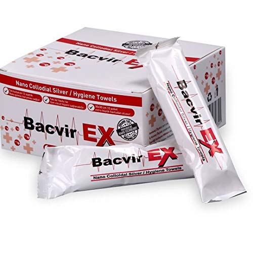 Bacvir Ex Nano Coloidal Silver - Toallas húmedas para higiene