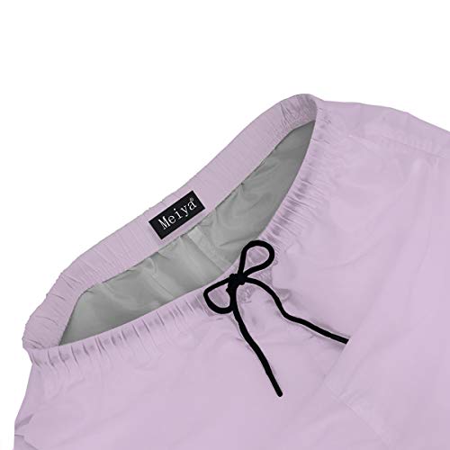 Bañador para Hombre Rosa púrpura Pantalones Cortos de Verano de Secado rápido Pantalones Cortos de baño Traje de baño con Bolsillos Laterales Forro de Malla XXL