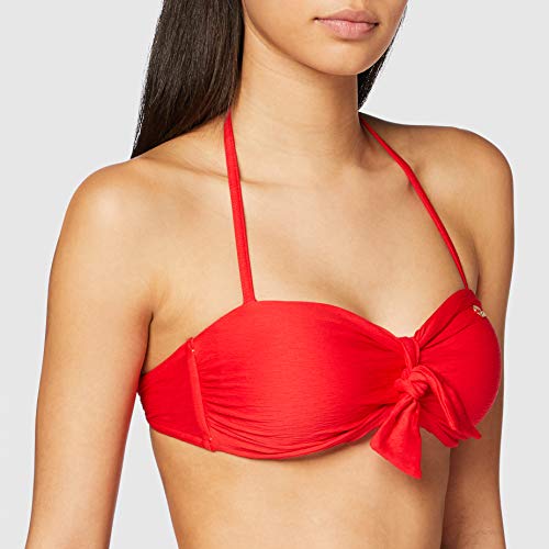 Banana Moon Tonto Tops de Bikini, Rojo (Rouge Collins IBK19), S para Mujer