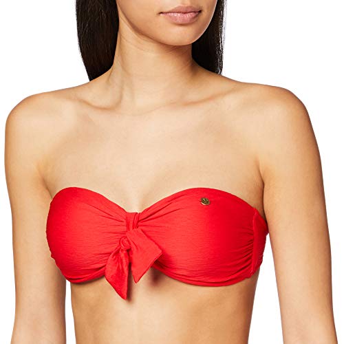 Banana Moon Tonto Tops de Bikini, Rojo (Rouge Collins IBK19), S para Mujer