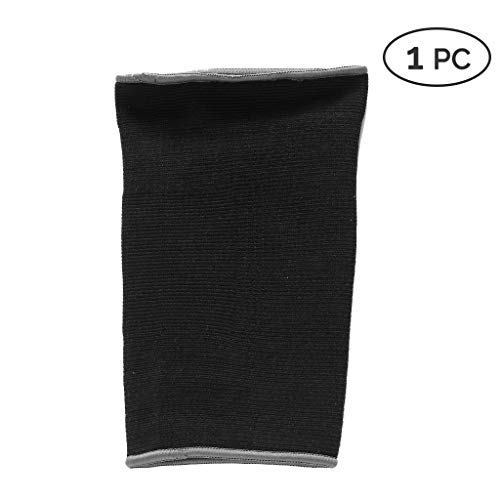 Banda de sujeción para la pantorrilla (1 Unidad) - Tejido ligero, elástico y transpirable - Marca Neotech Care - Compresión media - Negro (Talla L)