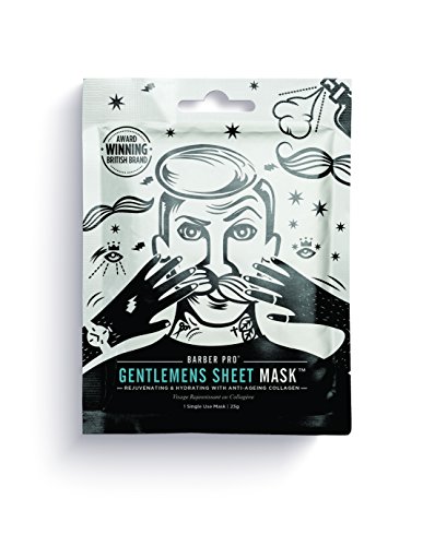 Barber Pro - Máscara facial hidratante y humectante para hombre, con colágeno (23 g)