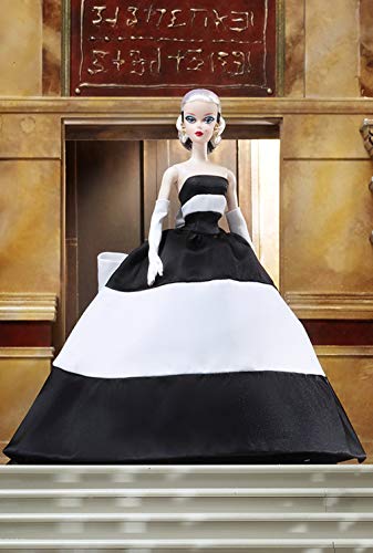 Barbie Collector Muñeca rubia Black and White Forever (Mattel FXF25)