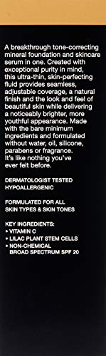 Bare Minerals BareSkin Pure Serum Foundation Broad Spectrum SPF 20 Bare Nude 09 1.0 oz by Bare Escentuals