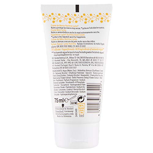 Barnängen - Crema Lycka - Nutrición para unas manos muy secas - 75ml