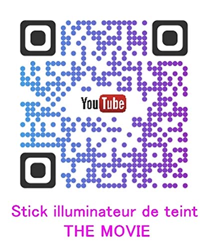 Barra iluminadora de maquillaje, color blanco iridiscente