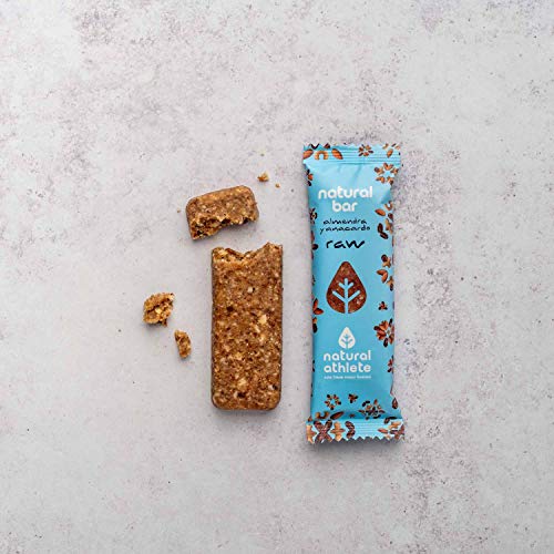 Barritas Energéticas 4 Sabores Natural Athlete Sin Azúcar Añadido, 100% Natural, Sin Gluten, Vegana, Sin Aceite de Palma -Pack 12x40 g