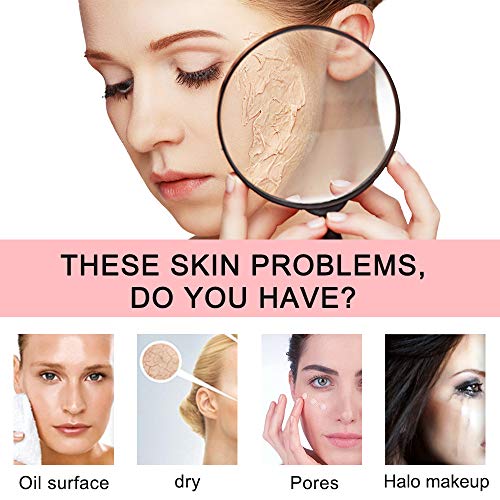 Base de imprimación para maquillaje poro facial Airfit Ocultar, poro invisible color rosa crema, marcas acné de cubierta,piel lisa, base de corrector control humedad para control aceite