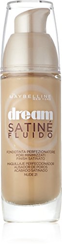 Base de Maquillaje Dream Satine Fluido 21 Nude de Maybelline