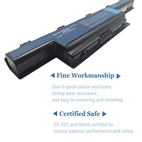 Batería de Repuesto AS10D3E AS10D31 AS10D41 AS10D61 AS10D71 AS10D81 para Acer Aspire 4250G 4350G 5741G / TravelMate/ Emachines/ Packard Bell Portátil Bateria [11.1V 4400mAh]