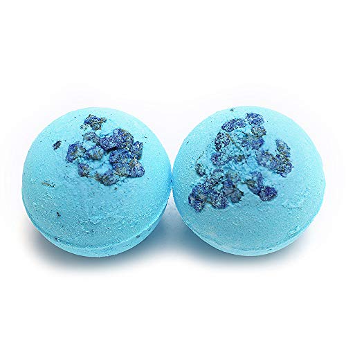 Bath Bombs Natural Organic Shea & Coco Butter Aceites Esenciales Fizzy Spa To Dry Skin Baño Hecho a Mano Regalo Blue Ocean