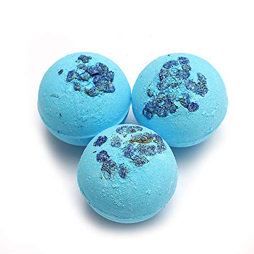 Bath Bombs Natural Organic Shea & Coco Butter Aceites Esenciales Fizzy Spa To Dry Skin Baño Hecho a Mano Regalo Blue Ocean