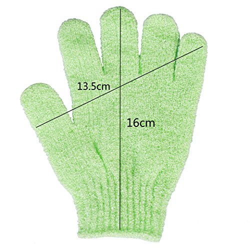 Bath Gloves,Shower Gloves Exfoliating Body Scrub Mitt Double Side para Hombres Mujer Niños 10 piezas