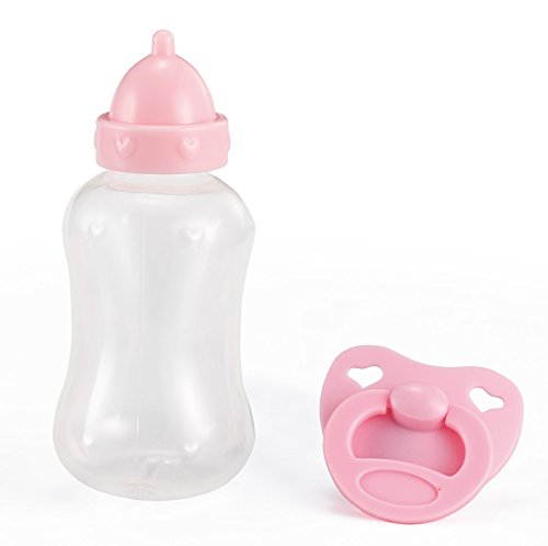 Bayer Design- Muñeca bebé 38 cm, Las Primeras Palabras, con chupete y botellín, Color rosa (93816AA) , color/modelo surtido