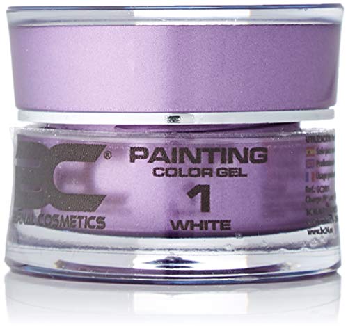 BC Bernal Cosmetics Gel Painting Nº 1 - White - 5ml - 1 Unidad