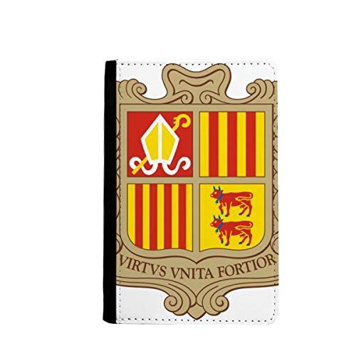 beatChong Andorra La Vella Andorra Titular del Pasaporte Bolso Documento Nacional De Caso De La Cubierta Cartera De Viaje Emblema