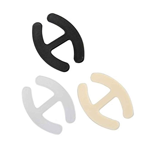 Beaums 3 clips Piezas correa del sujetador Racer Volver Conceal correas control de la hendidura