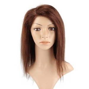 Beauty7 Extension de Cabello Postizo Pelo Wig Peluca Liso Para Mujer Adulto de Larga 20 pelugadas 125 g pesado de Color 4 Marrón