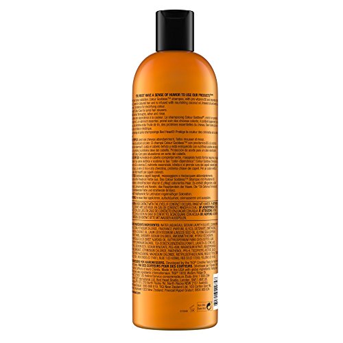 BED HEAD by TIGI Colour Goddess Mujeres Champú 750 ml - Champues (Mujeres, Champú, Cabello seco, 750 ml, Botella)