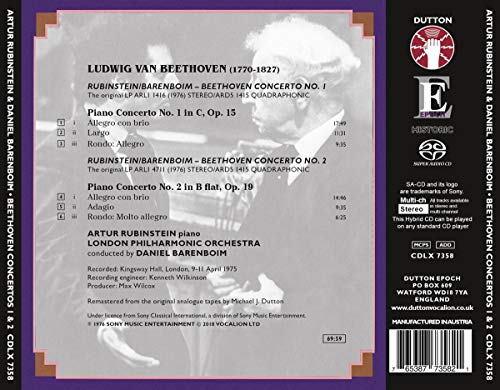 Beethoven Concertos 1 & 2