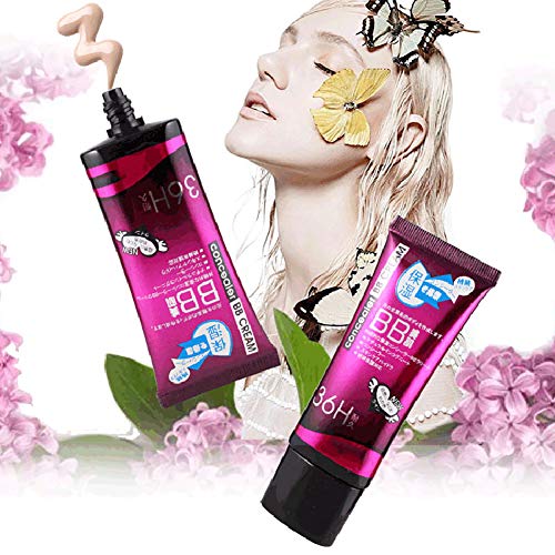 Beito 1 UNID Natural BB Cream Ligero Base Hidratante BB Cream Con Spf Protección Solar Brillo para la Piel y Crema Antienvejecimiento Para Todo Tipo de Piel(01Ivory White)
