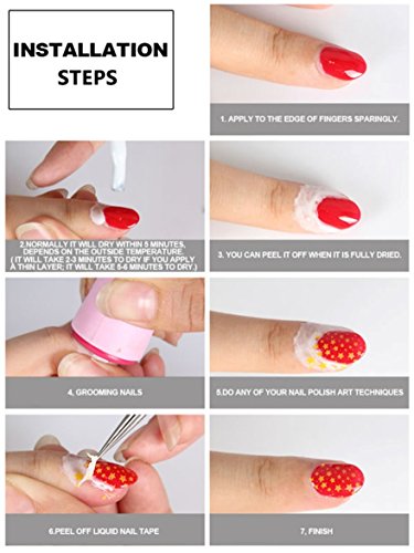 BELCORE® FLEX TAPE Peel Off Liquid Nail Tape Peel Off Base Coat Nail Art Liquid Palisade