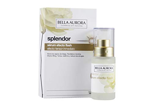 Bella Aurora Splendor Sérum Efecto Flash Facial Anti-Arrugas Tratamiento Anti-Edad para Mujer Día y Noche, 30 ml