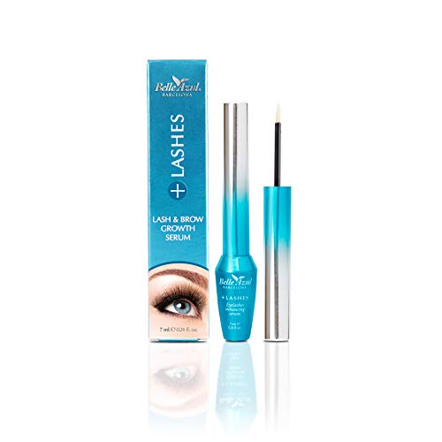 Belle Azul - Sérum + Lashes para pestañas con aceite de argán, 7 ml
