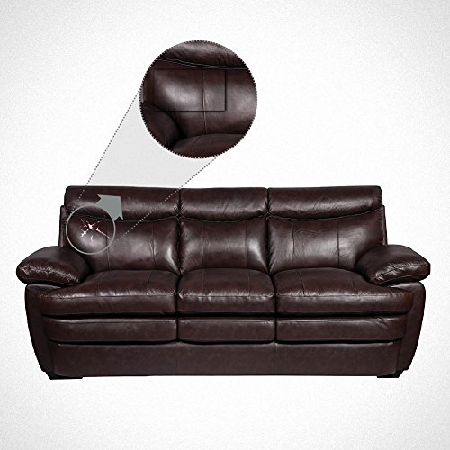 BENECREAT 10PCS Parche de Reparacion de Cuero - Autoadhesivo para sofás Asientos de Coche y Bolsos, 20x10cm, 10 Colores