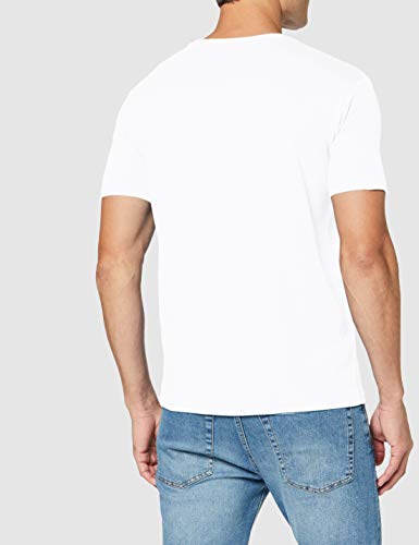 Benetton T-Shirt Camiseta de Tirantes, Blanco (Bianco 912), X-Large para Hombre