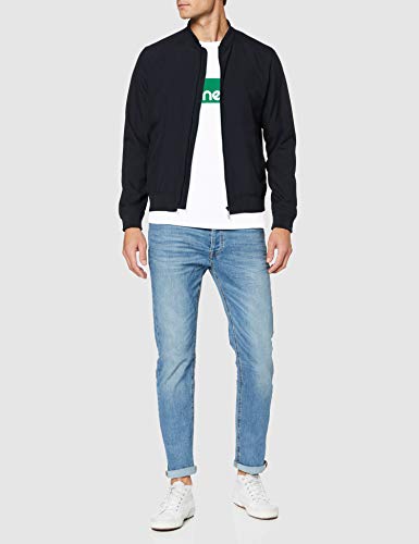 Benetton T-Shirt Camiseta de Tirantes, Blanco (Bianco 912), X-Large para Hombre