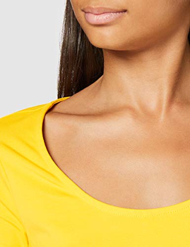 Benetton Vestito Vestido, Amarillo (Giallo 3n7), X-Small para Mujer